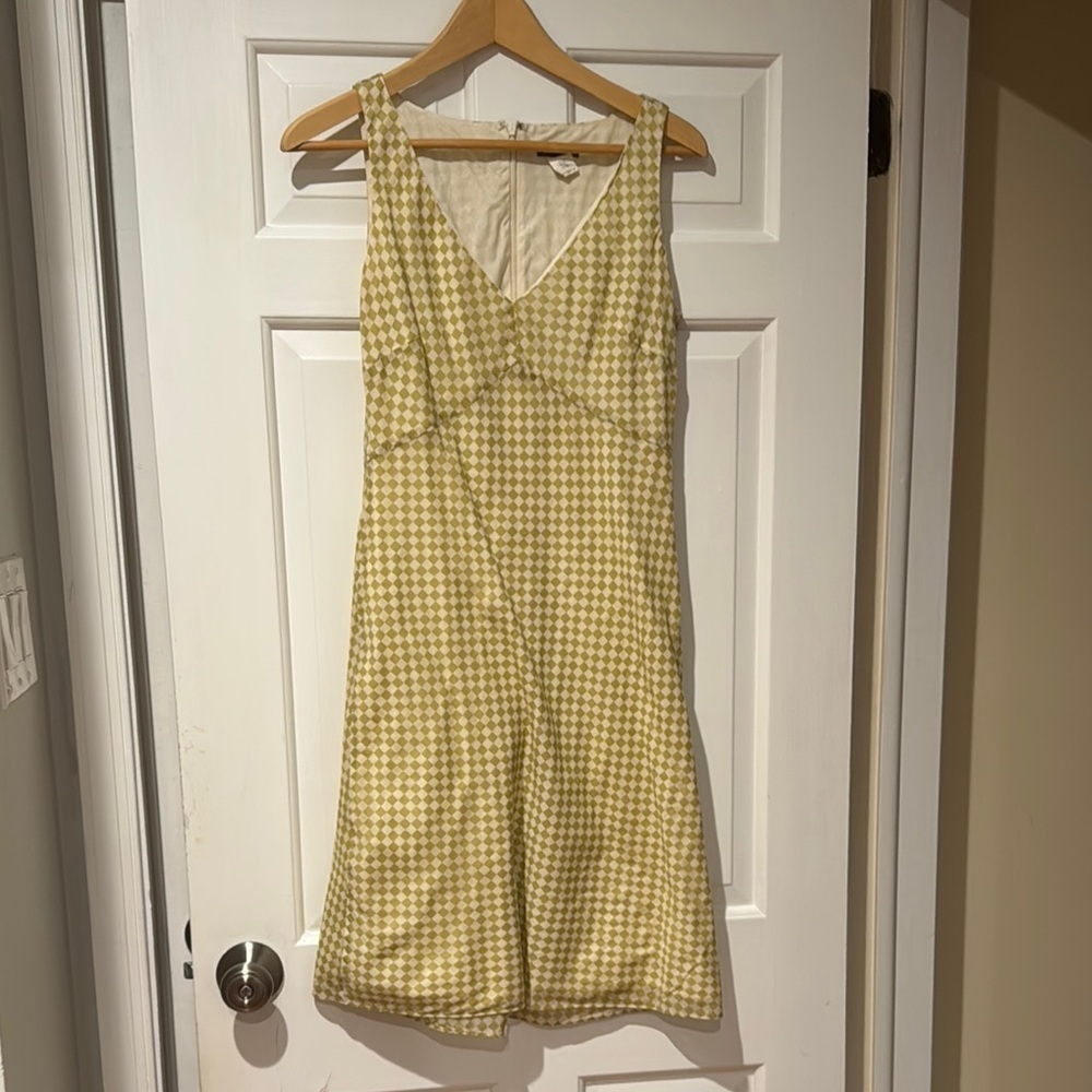 J. Crew Vintage 90s Checkered Sleeveless Dress